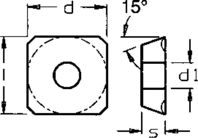 Actual product image Stier Indexable insert SEKT 1204 AFTN K400