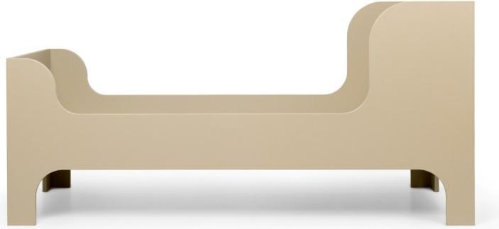 Actual product image Ferm Living Sill Junior bed, cashmere (70 x 160 cm)