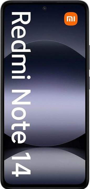 Actual product image Xiaomi Redmi Note 14 (256 GB, Midnight Black, 6.67", Dual SIM, 108 Mpx, 4G)