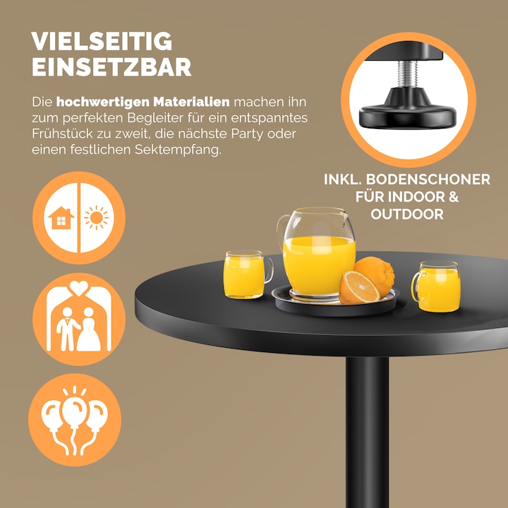 Actual product image Casaria Bar table