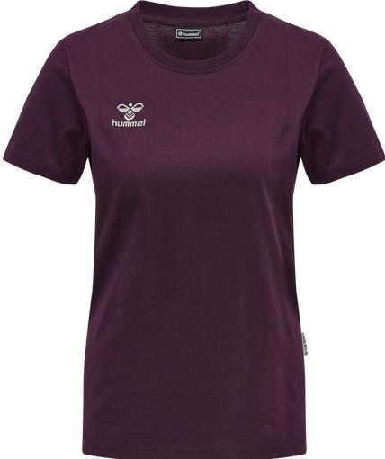 Actual product image hummel hmlMOVE GRID COTTON T-SHIRT S/S WOMAN (XS)