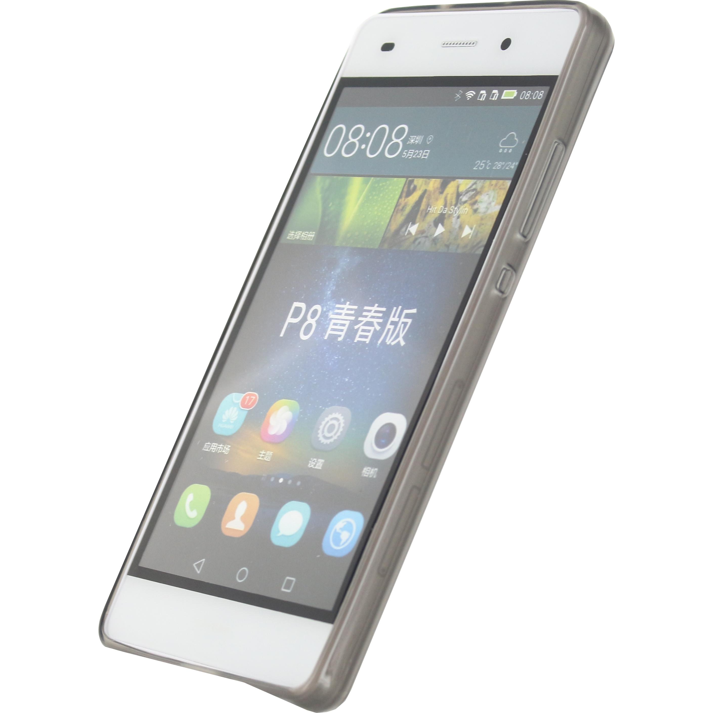 Thumbnail - Mobilize Gelee-Hülle (Huawei P8 Lite), Tablet Hülle, Schwarz