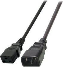 Produktbild EFB Elektronik EFB Kaltgeräteverl. C20 180°-C19 180°,sw,1.8m,3x1.50mm (EK519.1,8) (1.80 m, C19, C20)