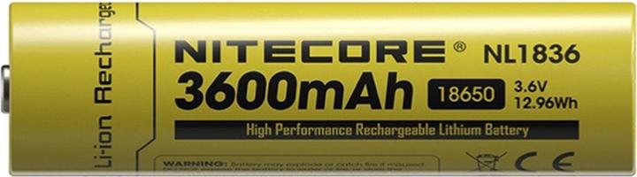 Produktbild Nitecore Li-Ion Akku Typ 18650 - 3600mAh - NL1836