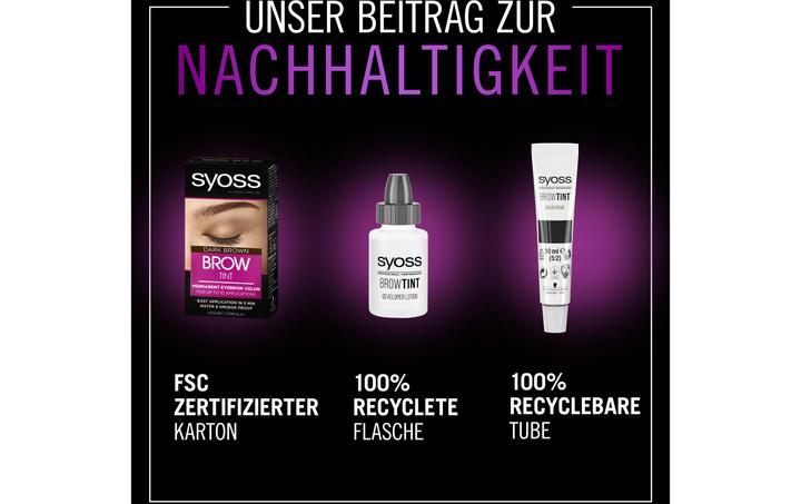 Image du produit Syoss Kit sourcils noir