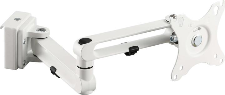 Productafbeelding InLine Slatwall monitorhouder lang wit (Tabel, 32")