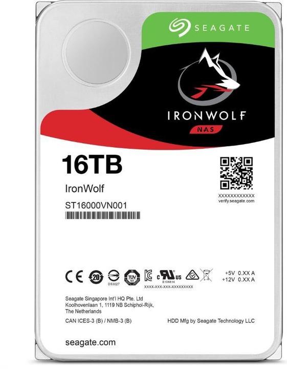 Image du produit Seagate IronWolf (16 To, 3.5")