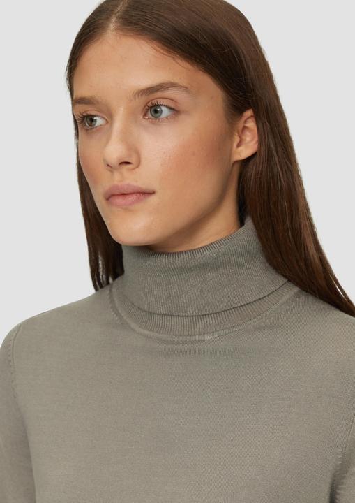 Produktbild S.Oliver Strickpullover Feinstrickpullover mit Rollkragen (34)