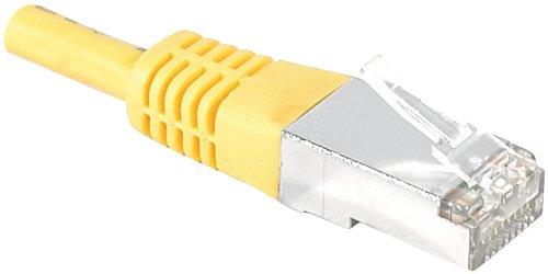 Actual product image Exertis Connect Patch cable S/FTP, PiMF, CAT.6, yellow, 5.0 m Patch cable with particularly narrow bend protection (S/FTP, CAT6, 5 m)