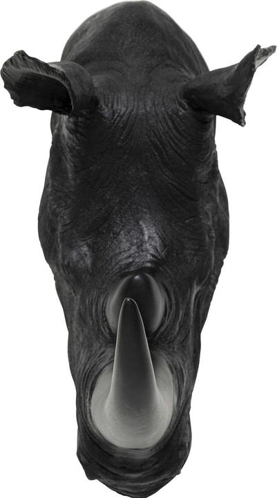 Actual product image Kare Design Deco Object Rhino Head Antique Black