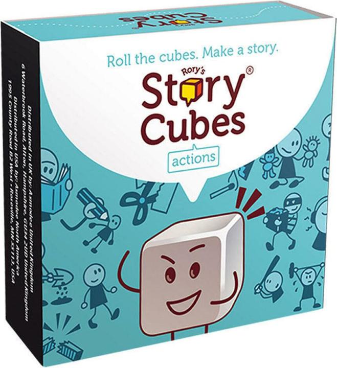 Productafbeelding Rory's Story Cubes Rory's verhaalblokjes: Acties (Frans, Italiaans, Duits)