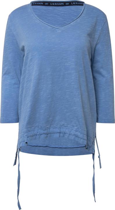 Immagine prodotto Laurasøn T-Shirt, V-Ausschnitt, Halbarm, Saum mit Raffung OEKO-TEX MIG (XL)