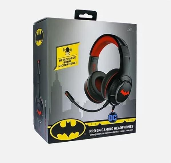 Produktbild OTL Technologies DC Comics DC0905 Kopfhörer & Headset Verkabelt Kopfband Gaming Schwarz, Rot (Kabelgebunden)