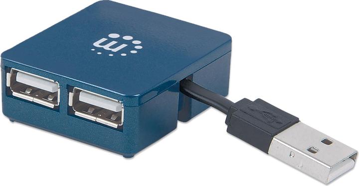 Produktbild Manhattan 4 Port USB 2.0-Hub (USB-A, 4 Ports)