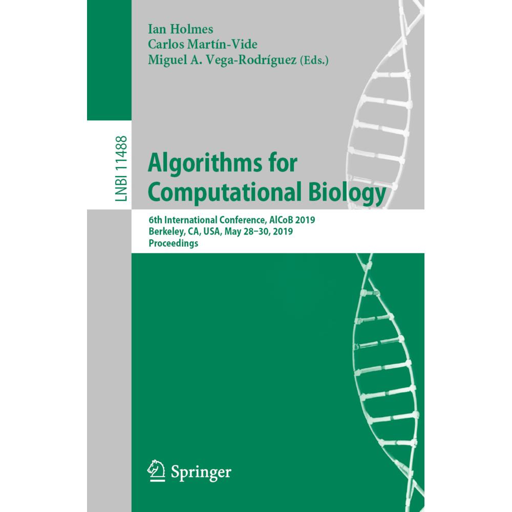Algorithms for Computational Biology, Fachbücher von Holmes, Ian Martn-Vide, Carlos Vega-Rodrguez, Miguel A.