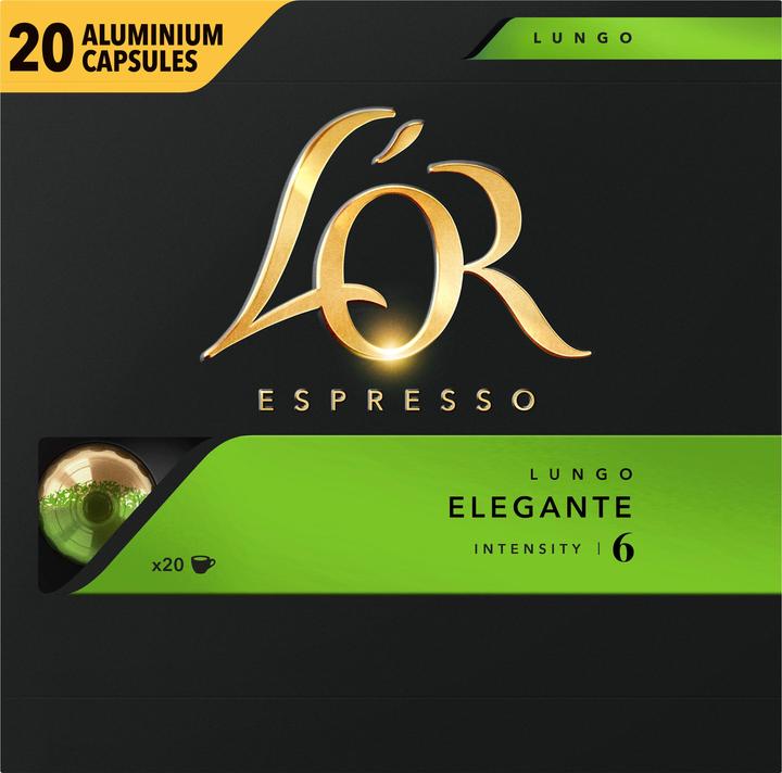 Produktbild L’OR Espresso Caps Elegante (20 x Port.)