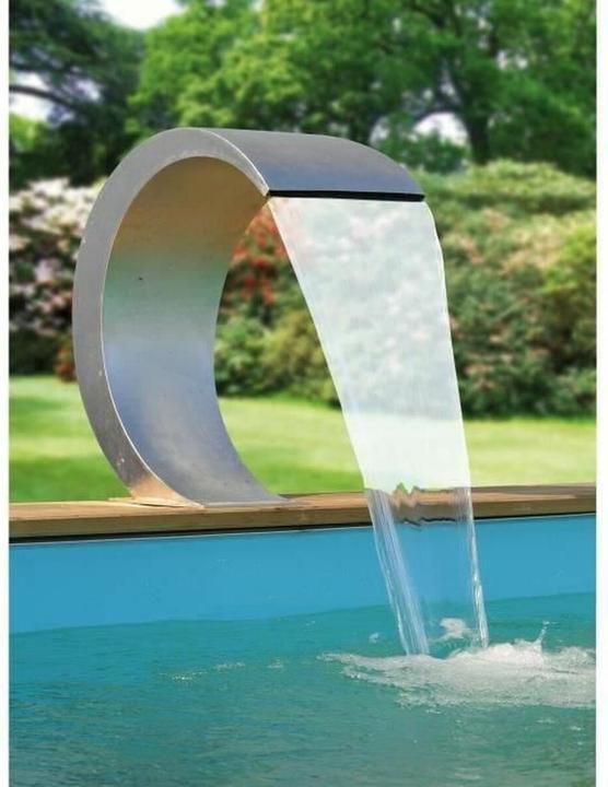 Actual product image Neogard Waterfall INOX with LED blue