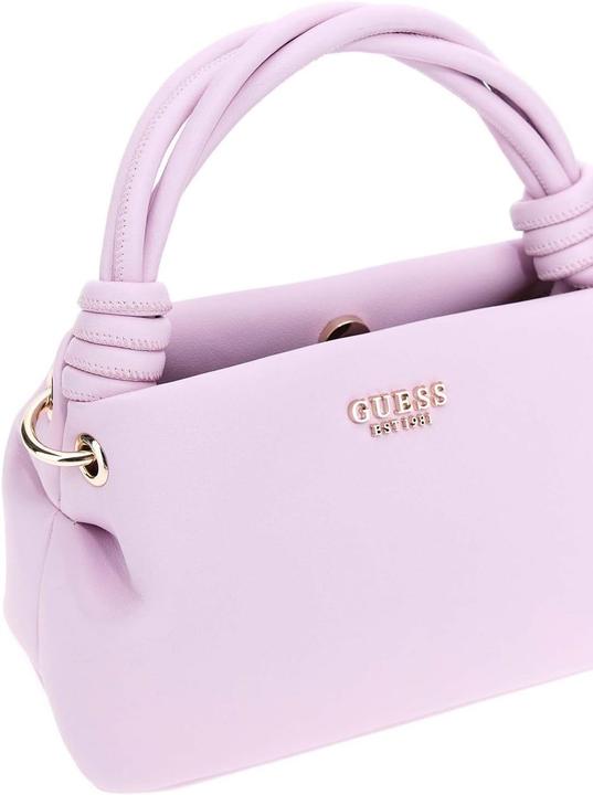Actual product image Guess Sansa Top Handle Crossbody with Non-Adjustable Shoulder Strap and Button Closure