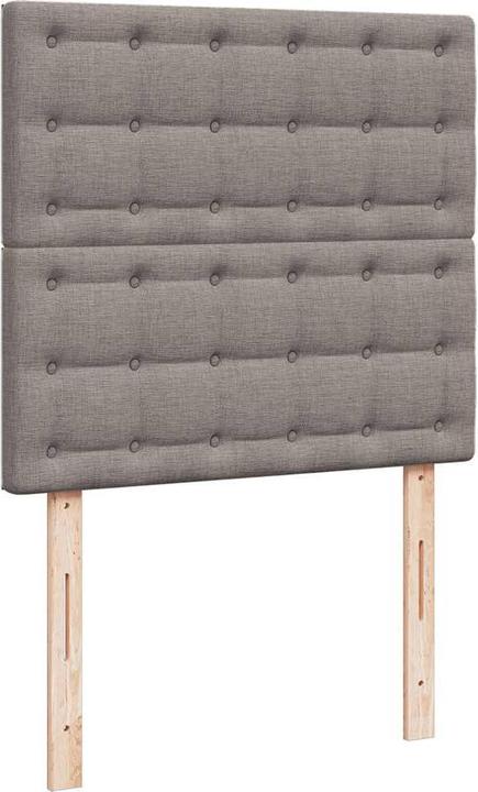 Produktbild vidaXL Bo x springbett mit Matratze 90 x 190 cm Stoff (90 x 190 cm)