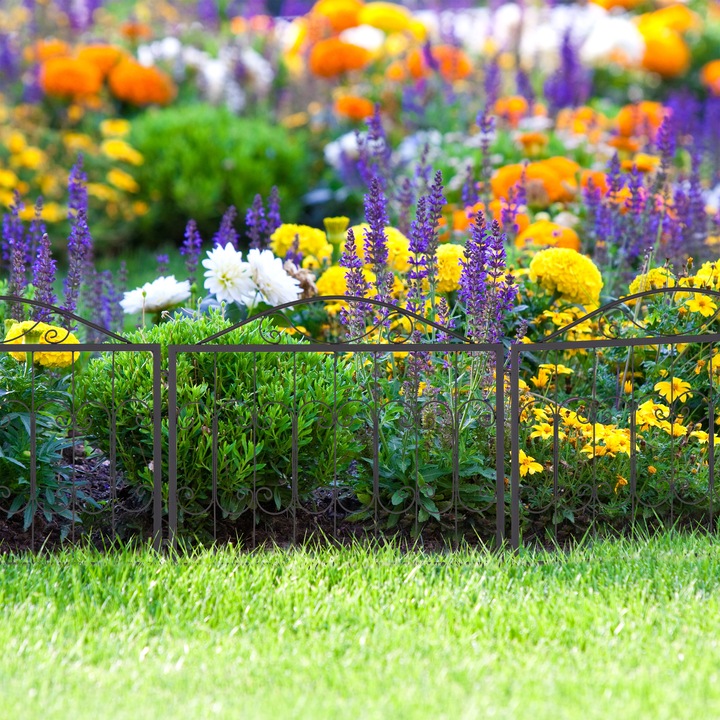 Image du produit Relaxdays 4x Clôture de parterre (1.40 cm)