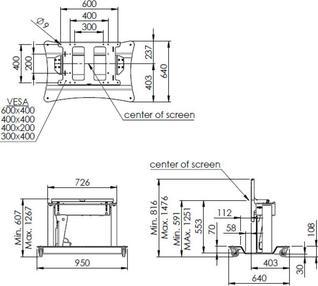 Produktbild Vogels 062.7665 (Boden)