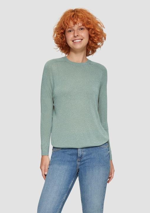 Image du produit S.Oliver Strickpullover Feinstrickpullover in Glitzeroptik (M)