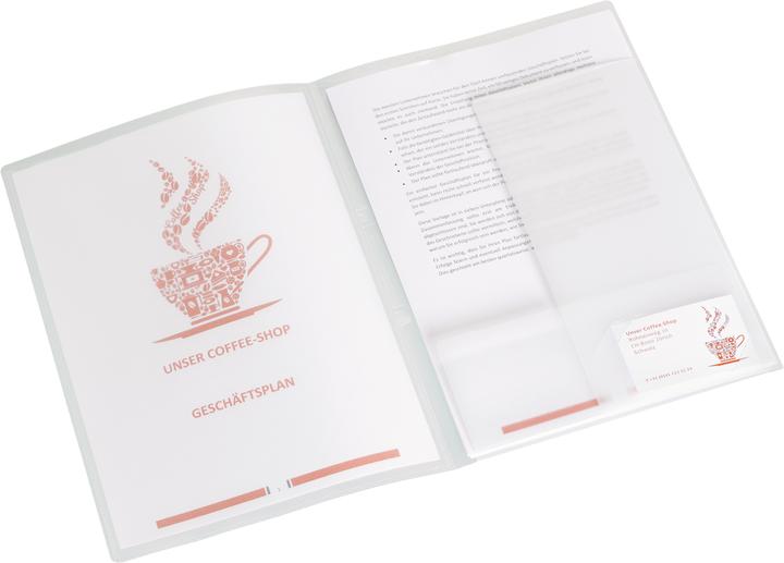 Produktbild Kolma Präsentationsmappe Vario A4 L farblos (A4, 1x)
