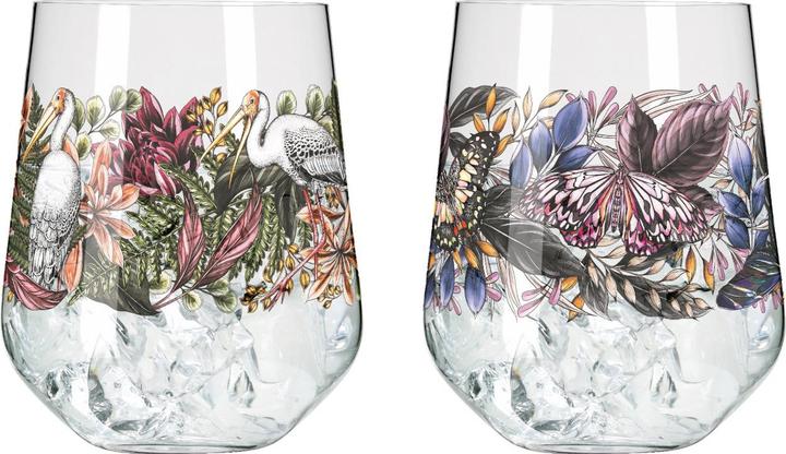 Ritzenhoff Set Ginglass fauna ombra (3.50 dl, 1 x, Bicchieri di gin)