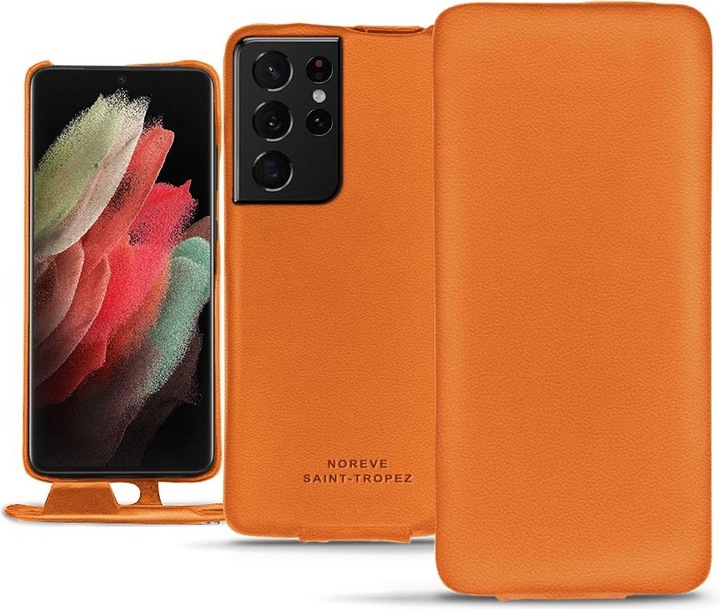 Noreve Lederschutzhülle vertikal (Samsung Galaxy S21 Ultra)