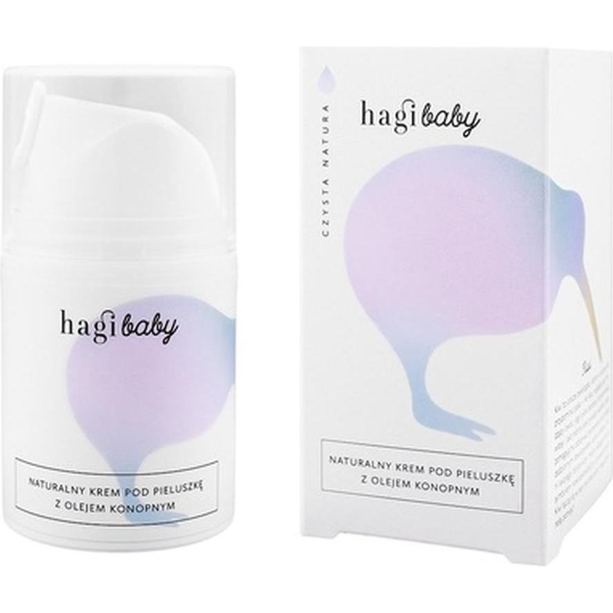 Hagi, Cura del corpo bebè, Baby Naturalny krem pod pieluszkę z olejem konopnym 50ml