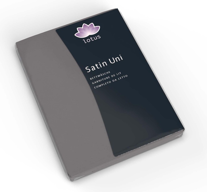 Actual product image Lotus Bettwaren Lotus Satin Fitted Sheet (90 x 200 cm)