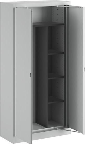 Produktbild Mauser Stahlschrank mit Einschwenktüren (95 x 42 x 195 cm)