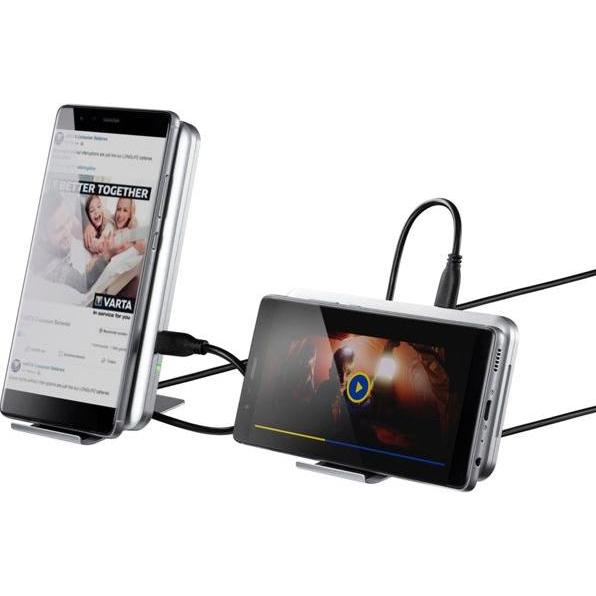 Thumbnail - Varta Fast Wireless Charger (10 W), Wireless Charger, Silber