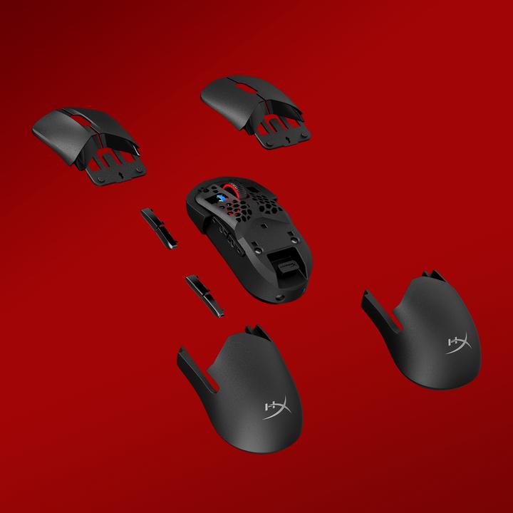 Actual product image HP HyperX Pulsefire Saga Pro Wireless Gaming Mouse (Black) (Wireless)
