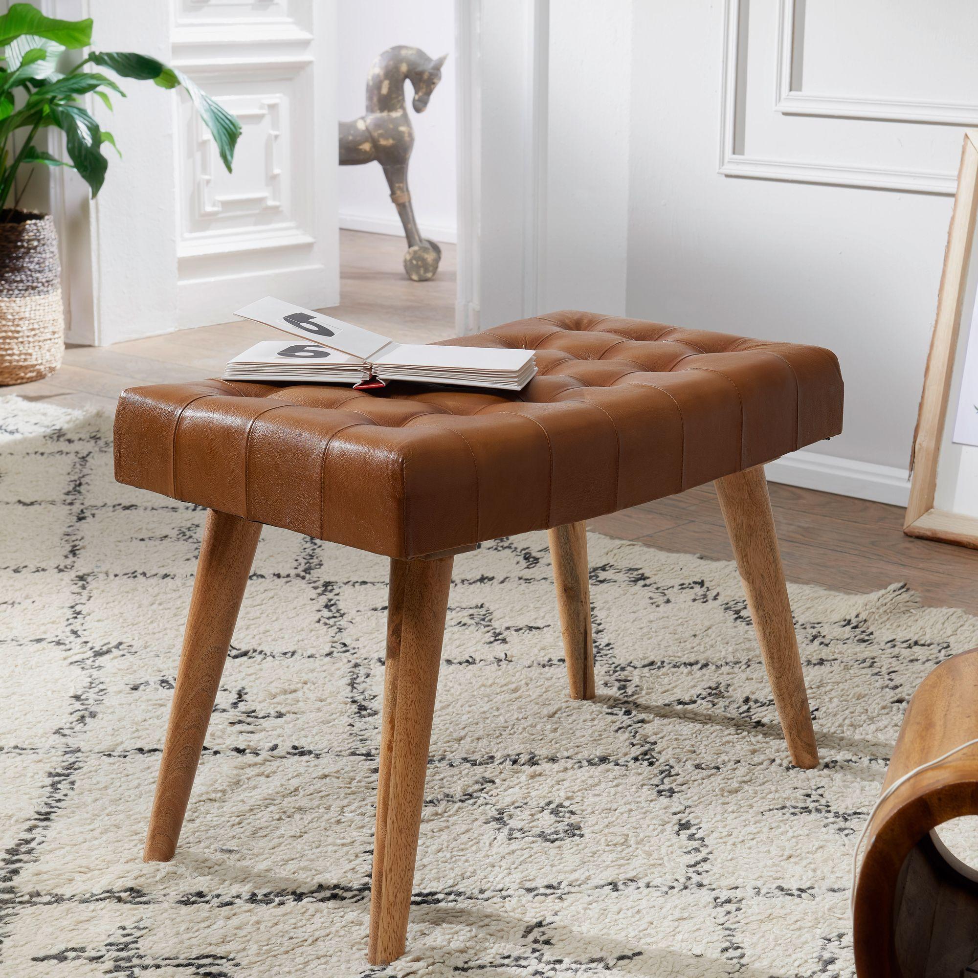 Thumbnail - Wohnling, Hocker + Pouf, 67x47x39