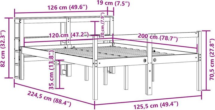 Image du produit VidaXL Lem (120 x 200 cm)
