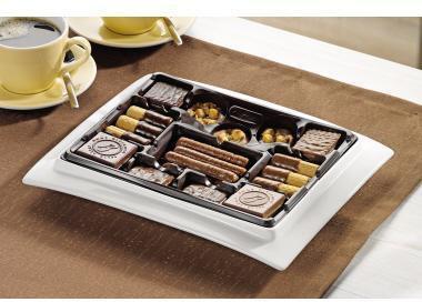Immagine prodotto Esmeyer ® Vassoio da pasticceria BETTY 23,5x29,5 cm (LxL) in porcellana bianca