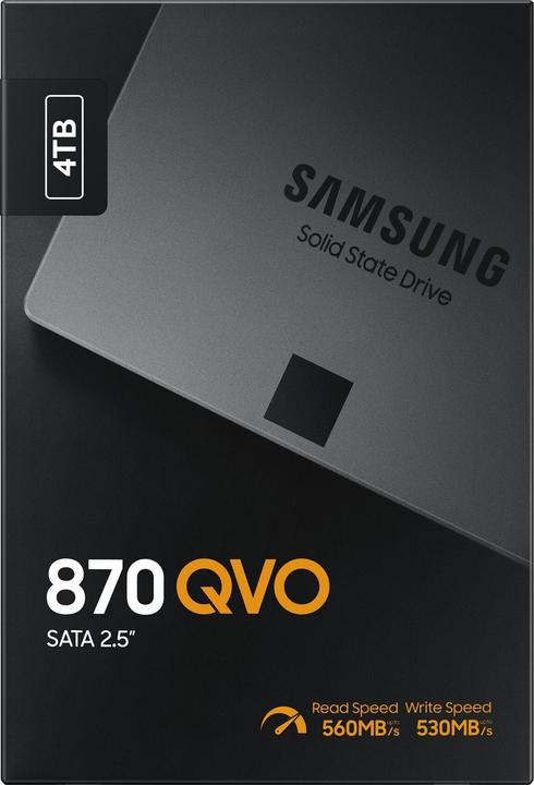 Image du produit Samsung 870 QVO (4000 Go, 2.5")
