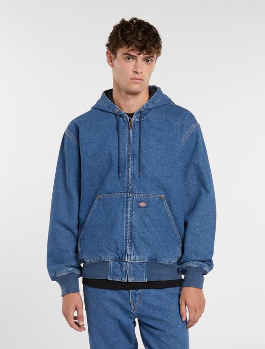 Actual product image Dickies Lined Denim Hooded Bomber (S)