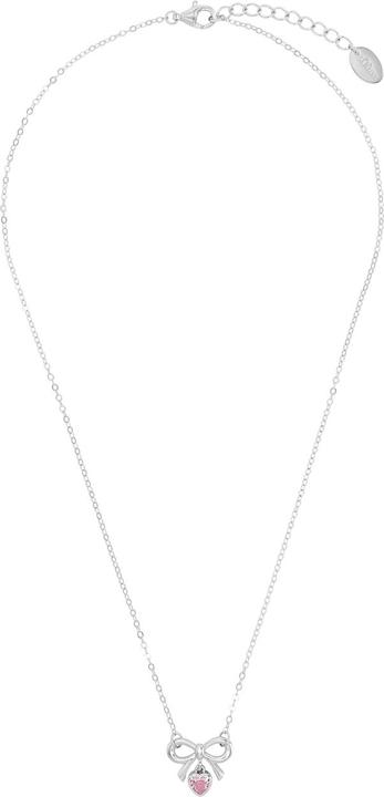 Immagine prodotto S.Oliver Halsschmuck für Mädchen, 925 Sterling Silber, Zirkonia synth. | Schleife (Argento 925)