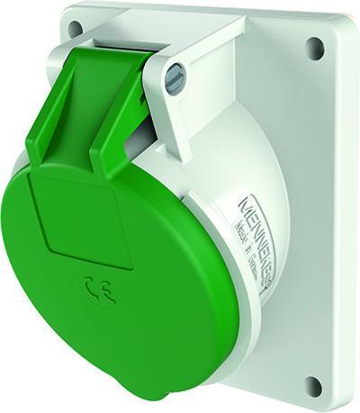 Actual product image Mennekes MEN 1640 16A4p10H>50-500V100-300Hz Junction box Twin contakt