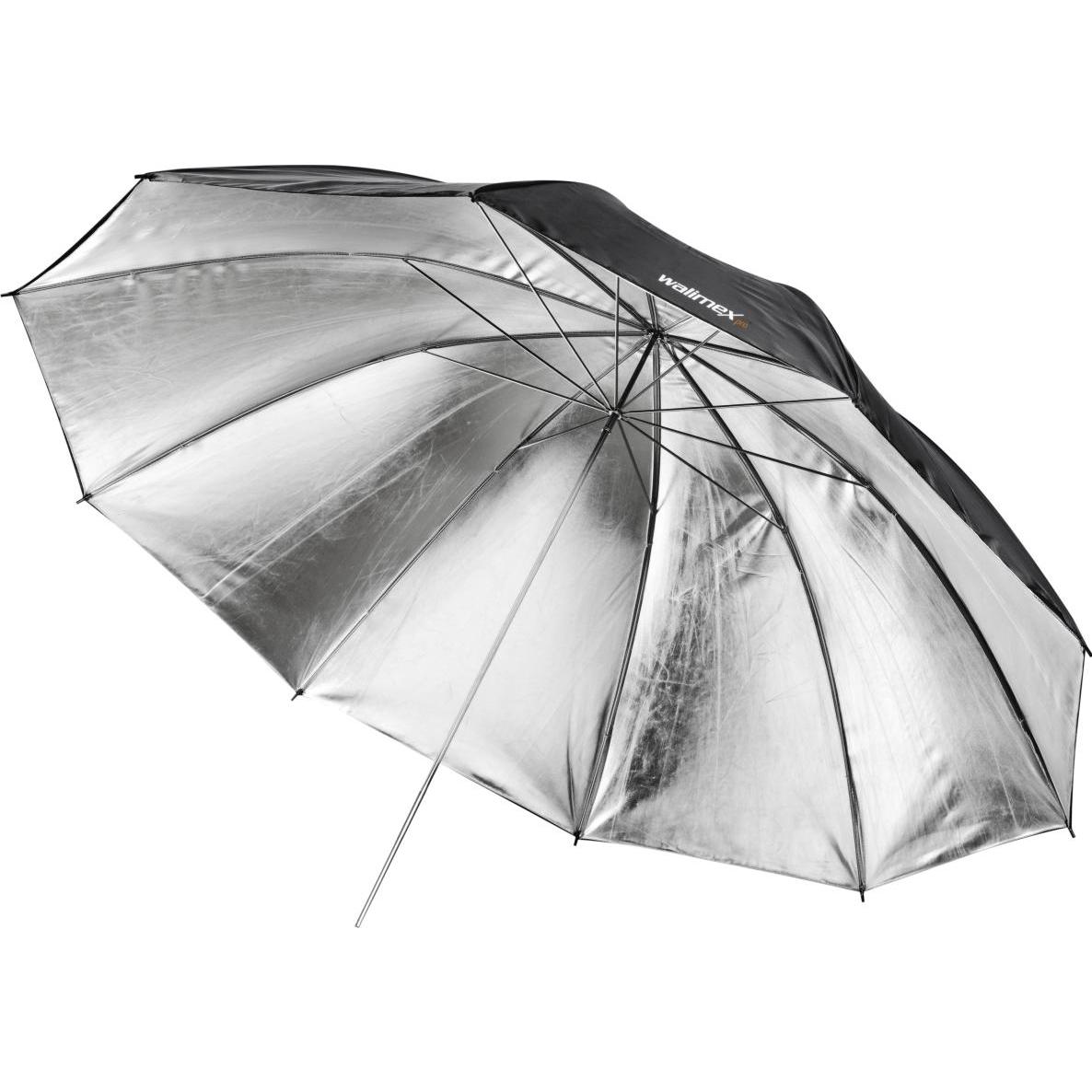 Walimex Reflexschirm (Schirmreflektor, 150 cm), Softbox + Reflektor