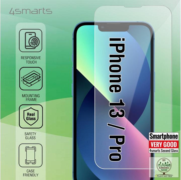 Actual product image 4smarts Second Glass X-Pro (1 Piece, Apple iPhone 13)