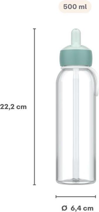Actual product image Mepal Campus 2025 Wasserflasche Flip-Up (0.50 l)