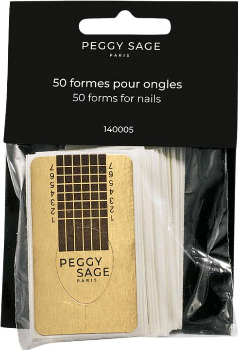 Actual product image Peggy Sage Manicure Forms 50 Count (Artificial nails)