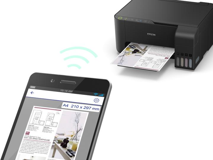 Produktbild Epson EcoTank ET-2715 - Multifunktionsdrucker - Farbe - Tintenstrahl - refillable - Le (Tintenpatrone, Farbe)