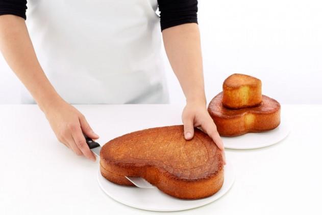 Image du produit Lékué Moule à cake en forme de coeur, lot de 3
