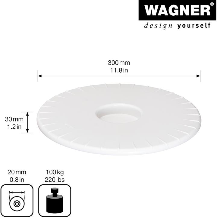 Produktbild Wagner System Rolluntersetzer ø 300 mm Ultraflat