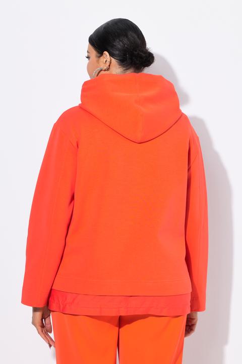 Produktbild Ulla Popken Kapuzenjacke, Bindeband, doppelter Saum (46, 48)