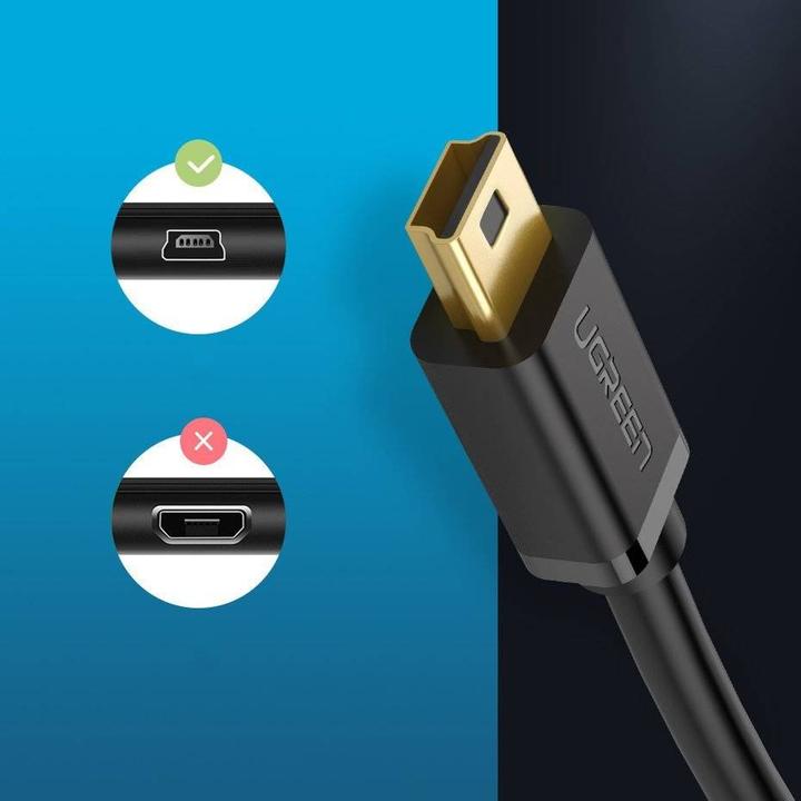 Produktbild Ugreen USB A – USB Mini-B (3 m, USB 2.0)